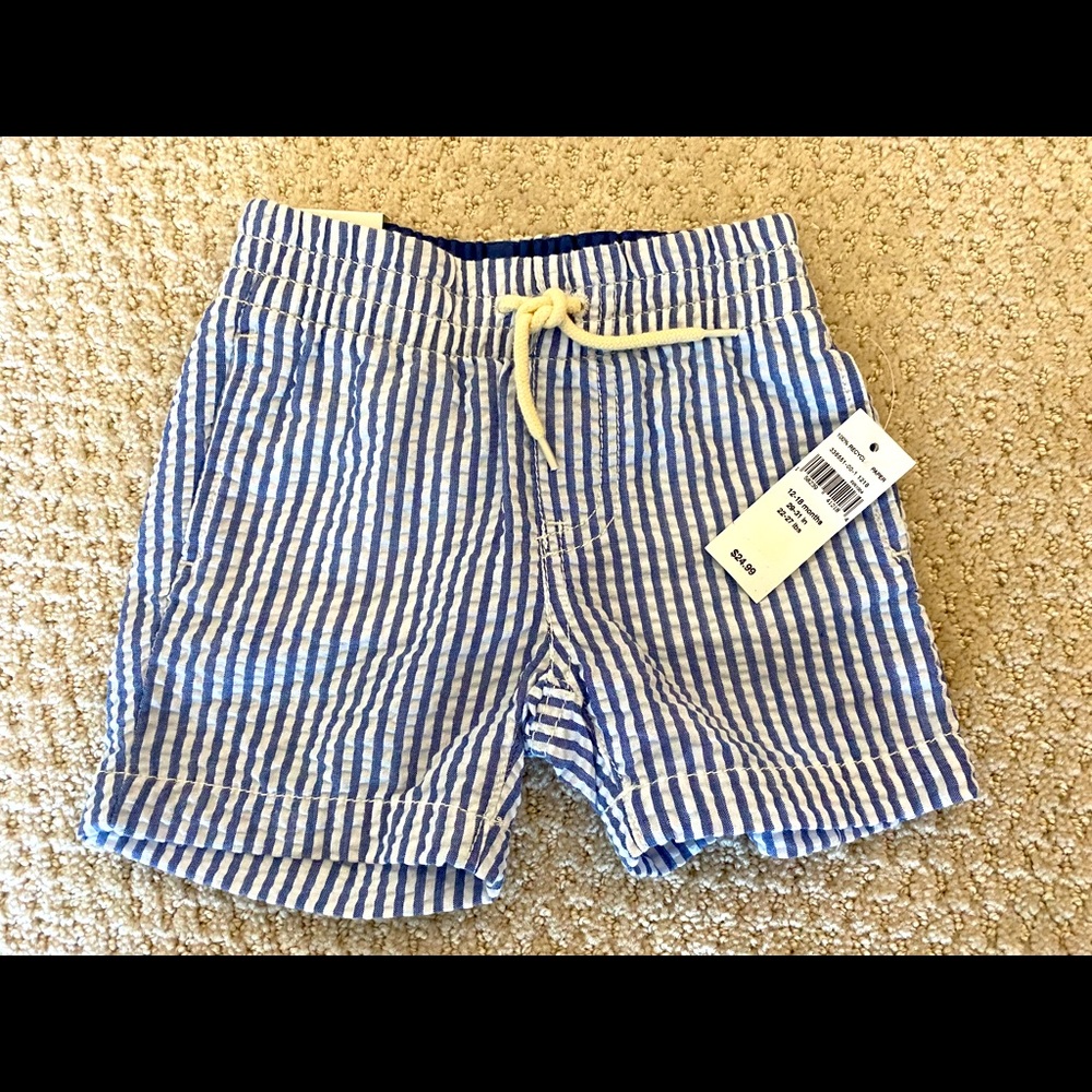 Gap boys seersucker shorts